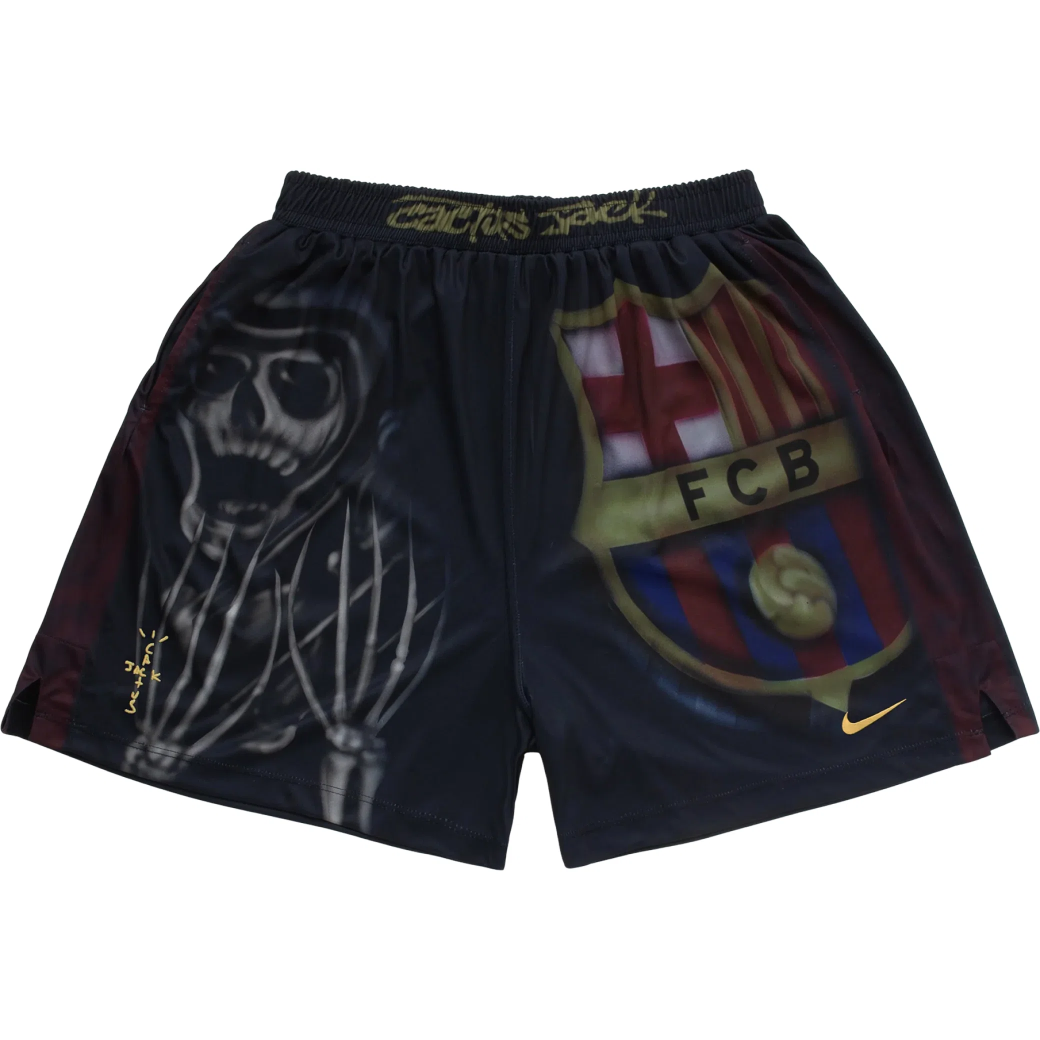  Travis Scott CJ X NIKE X FCB SKELETON HOME SHORTS | Farsel