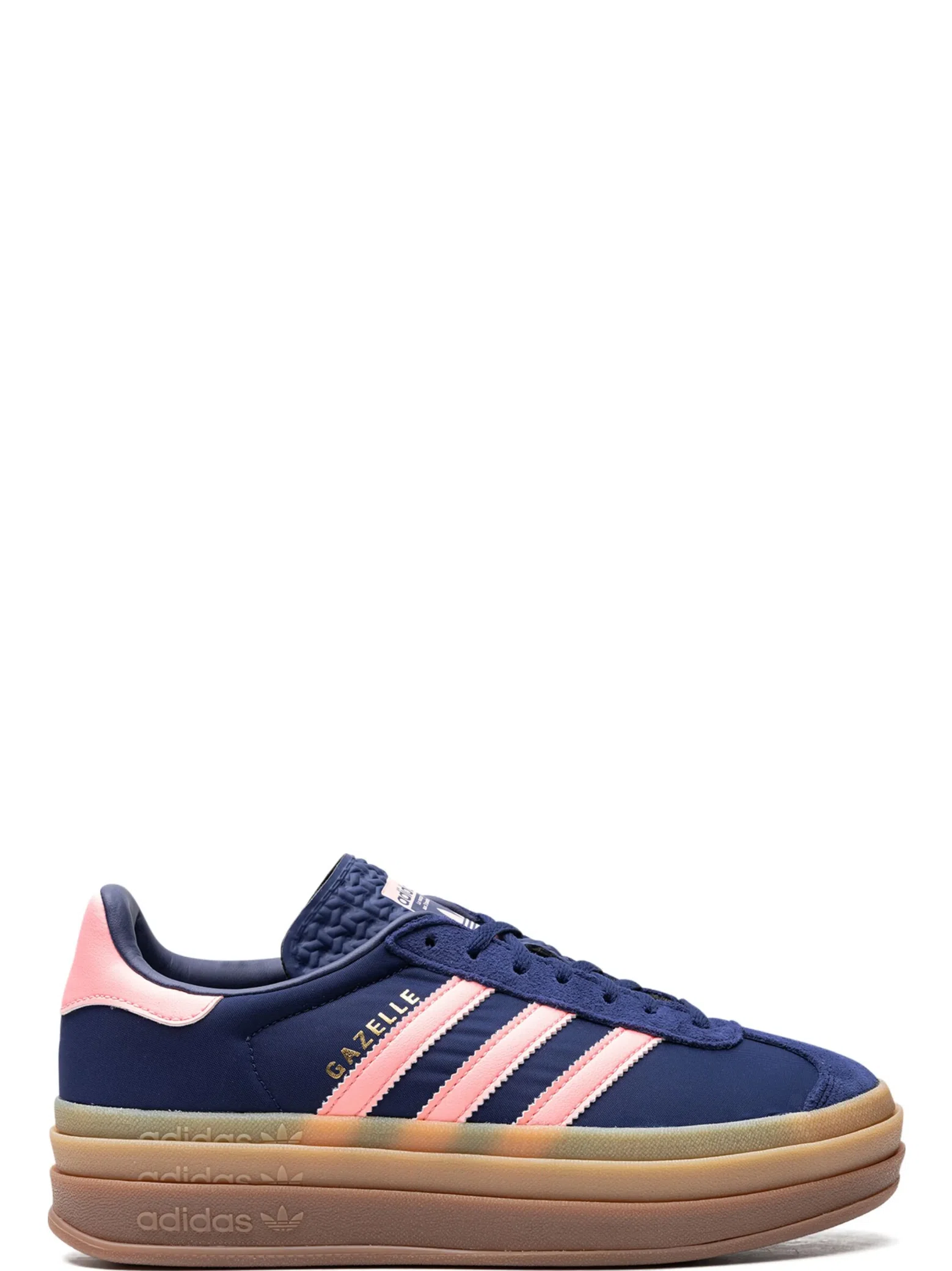 Кроссовки Adidas Gazelle Bold WMNS "Dark Blue Pink Spark" | Farsel