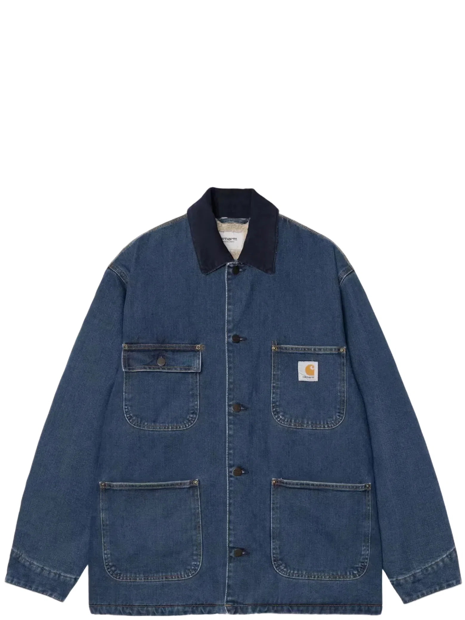 Куртки Carhartt Denim OG Chore Coat "Blue Stone Washed" | Farsel