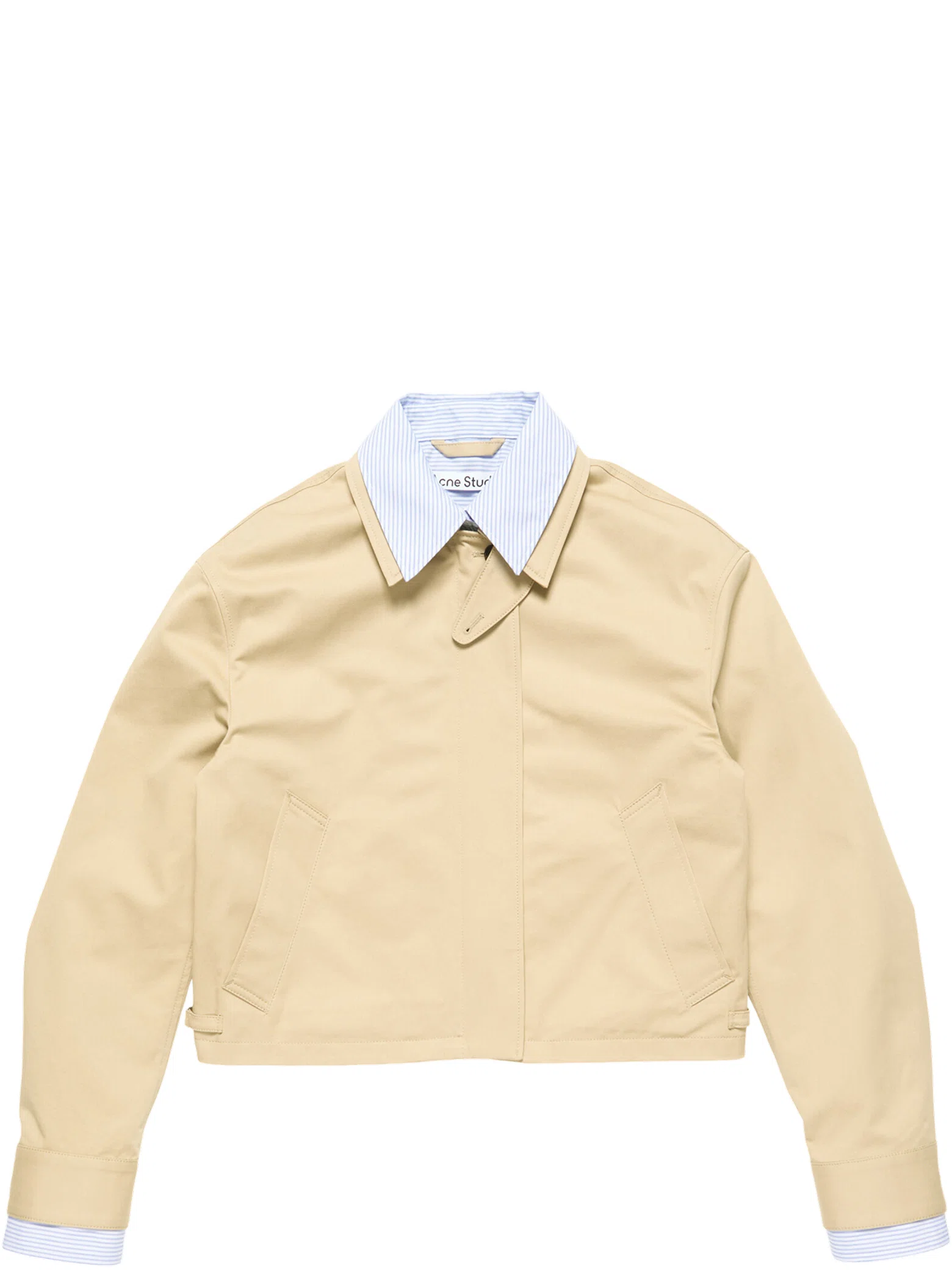Куртки Acne Studios Layered Twill Jacket "Pale Beige" | Farsel