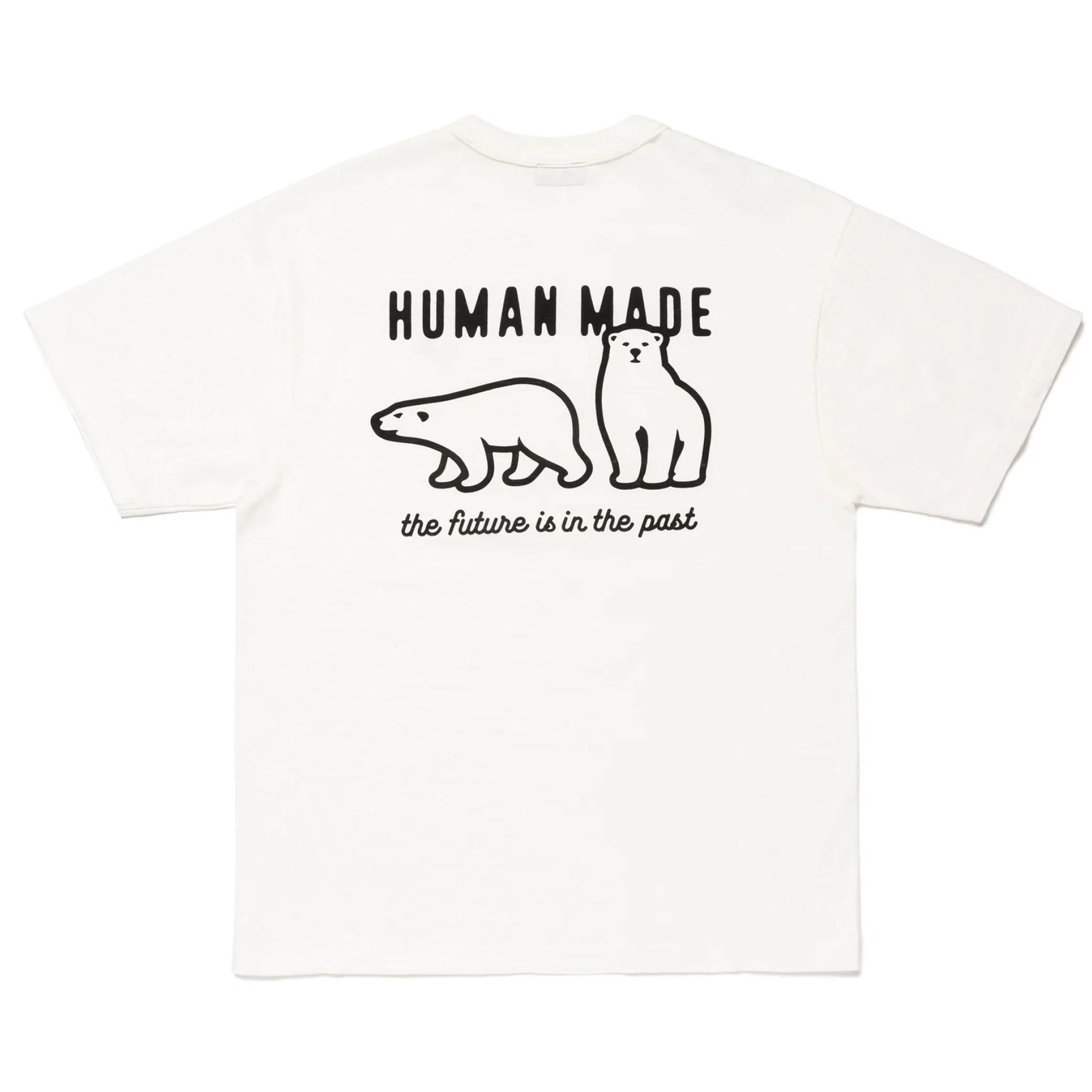 Футболки Human Made Small Heart Polar Bear T-Shirt "White" | Farsel