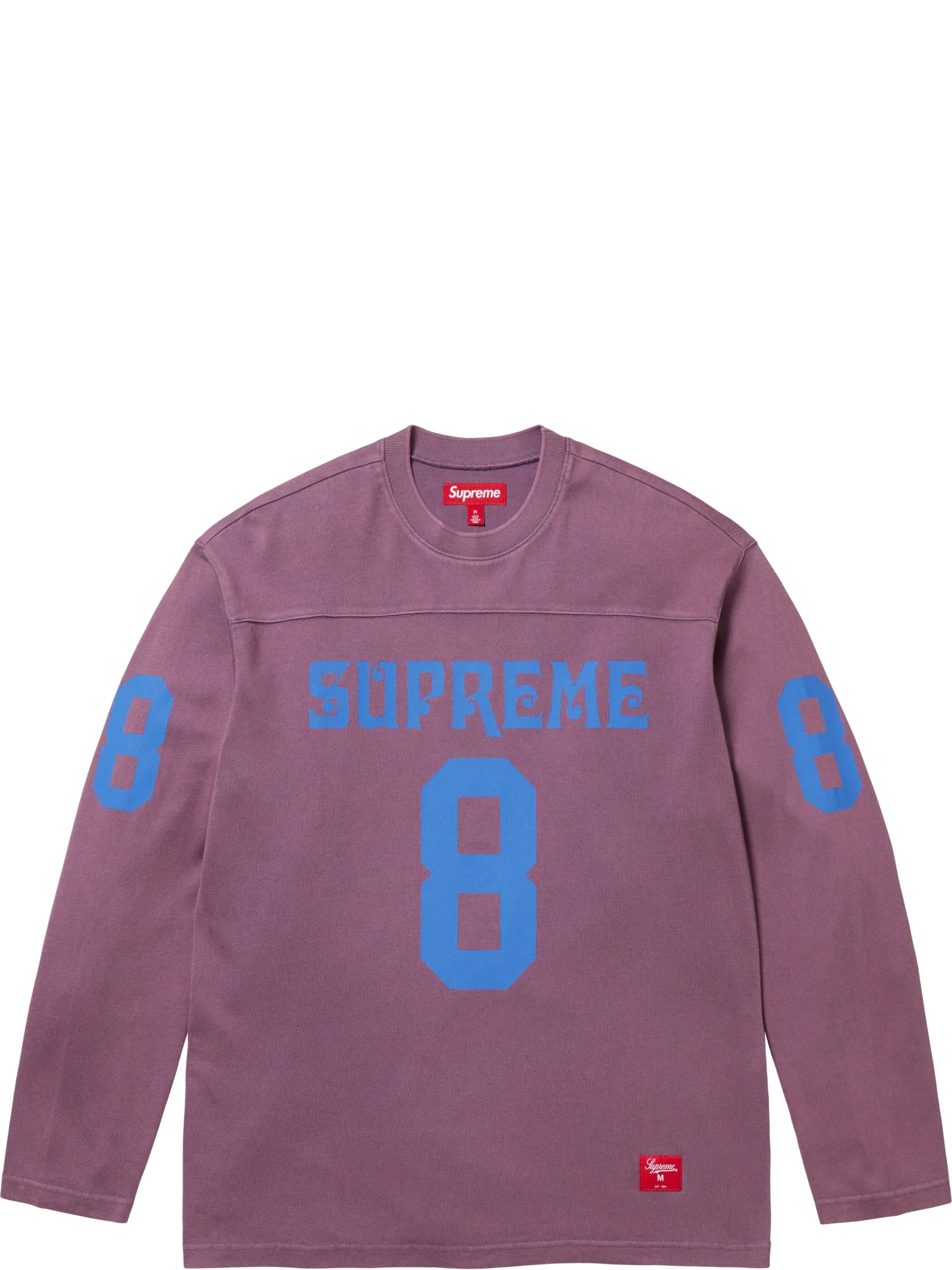 Лонгсливы Supreme SS25 Affiliated L/S Football Top "Dusty Purple" | Farsel