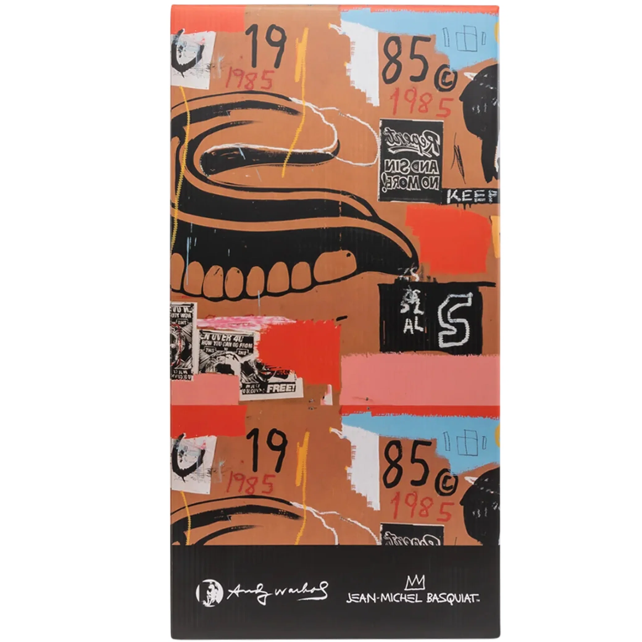  Medicom Toy Bearbrick Andy Warhol x Jean Michel Basquiat #2 "1000%" | Farsel