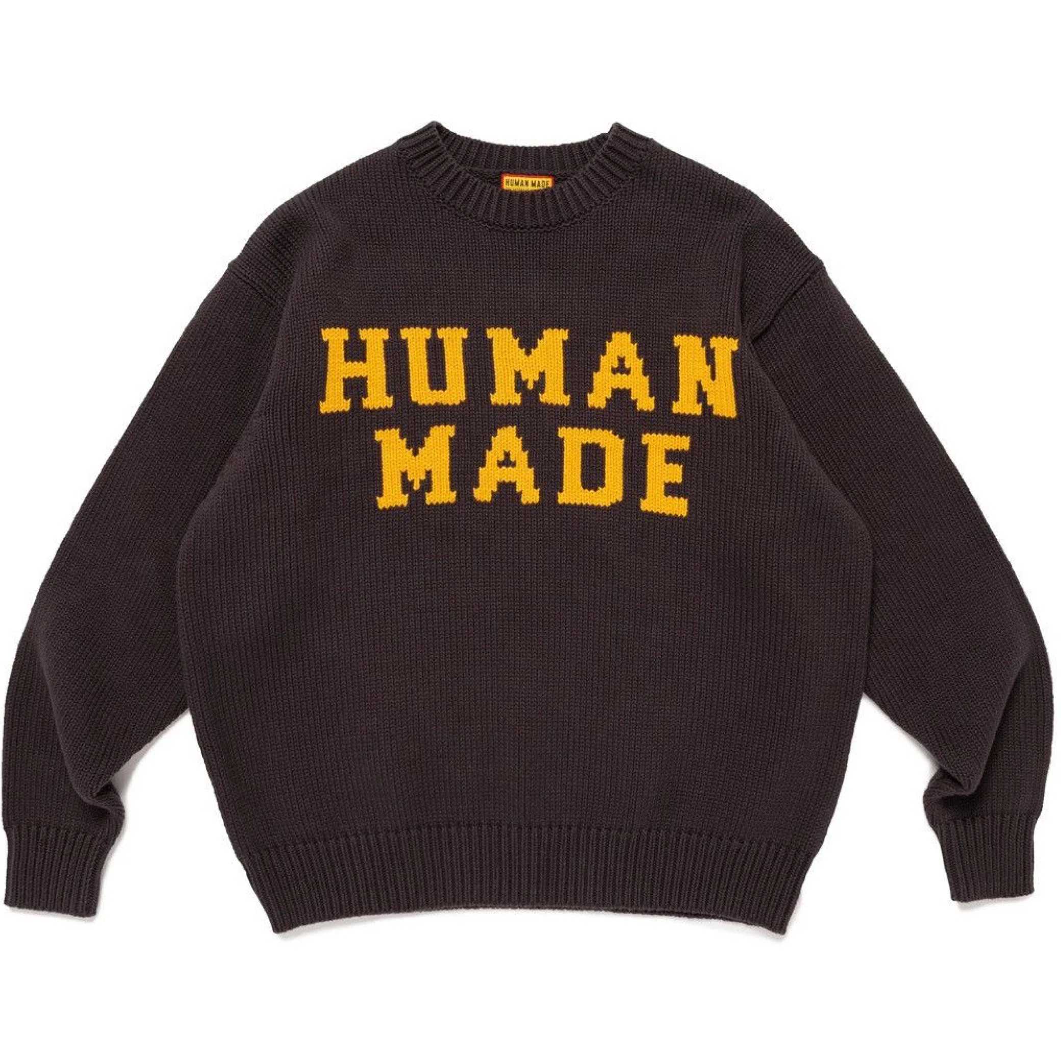 Свитеры Human Made Polar Bear Crew Neck Knitted Jumper "Сharcoal" | Farsel