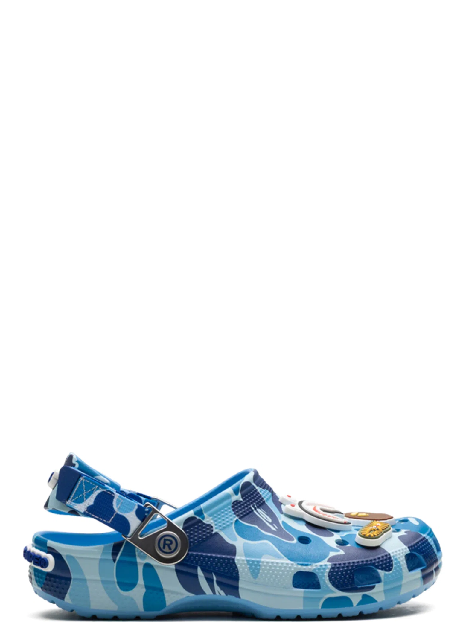 Сабо Crocs Classic Clog A Bathing Ape ABC "Camo Blue" | Farsel