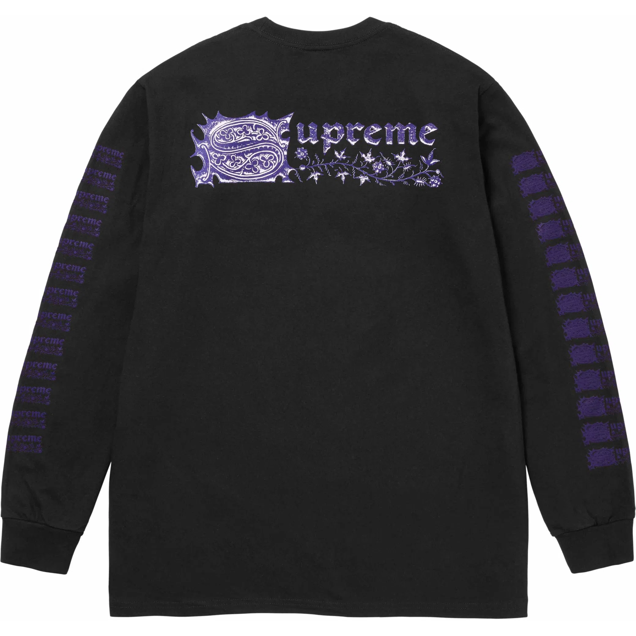  Supreme SS24 Saint Sebastian L/S Tee "Black" | Farsel