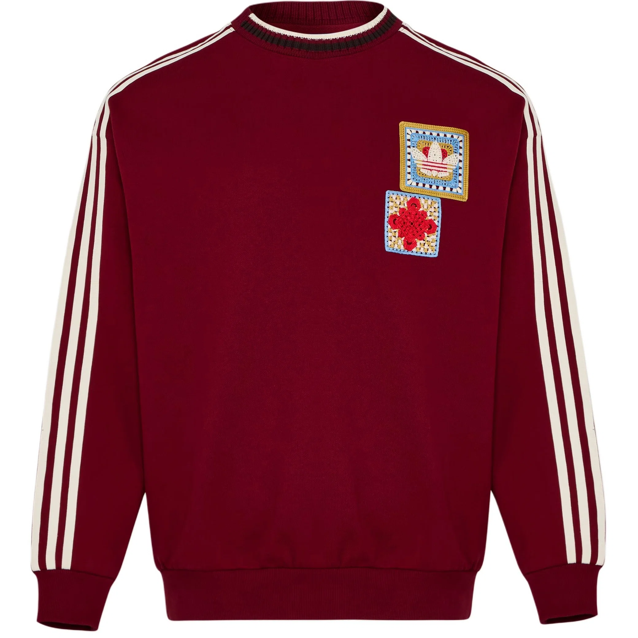 Свитеры Adidas Originals Crafted Crewneck Jumper "Collegiate Burgundy" | Farsel