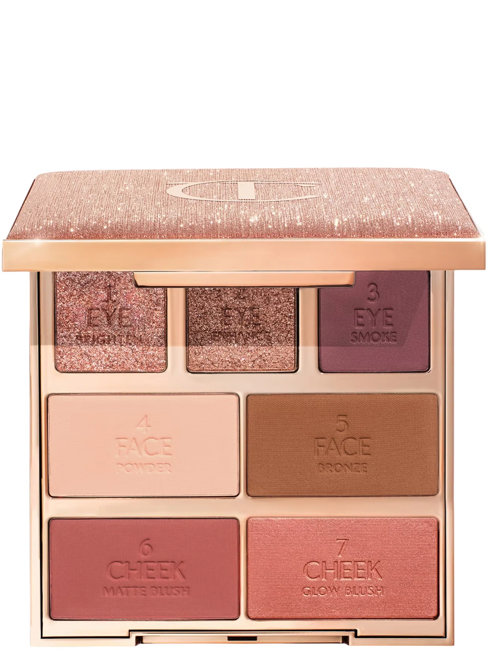 Палетки для лица Charlotte Tilbury Hollywood Instant Look In A Palette Dreamy "Bronzed Beauty" | Farsel