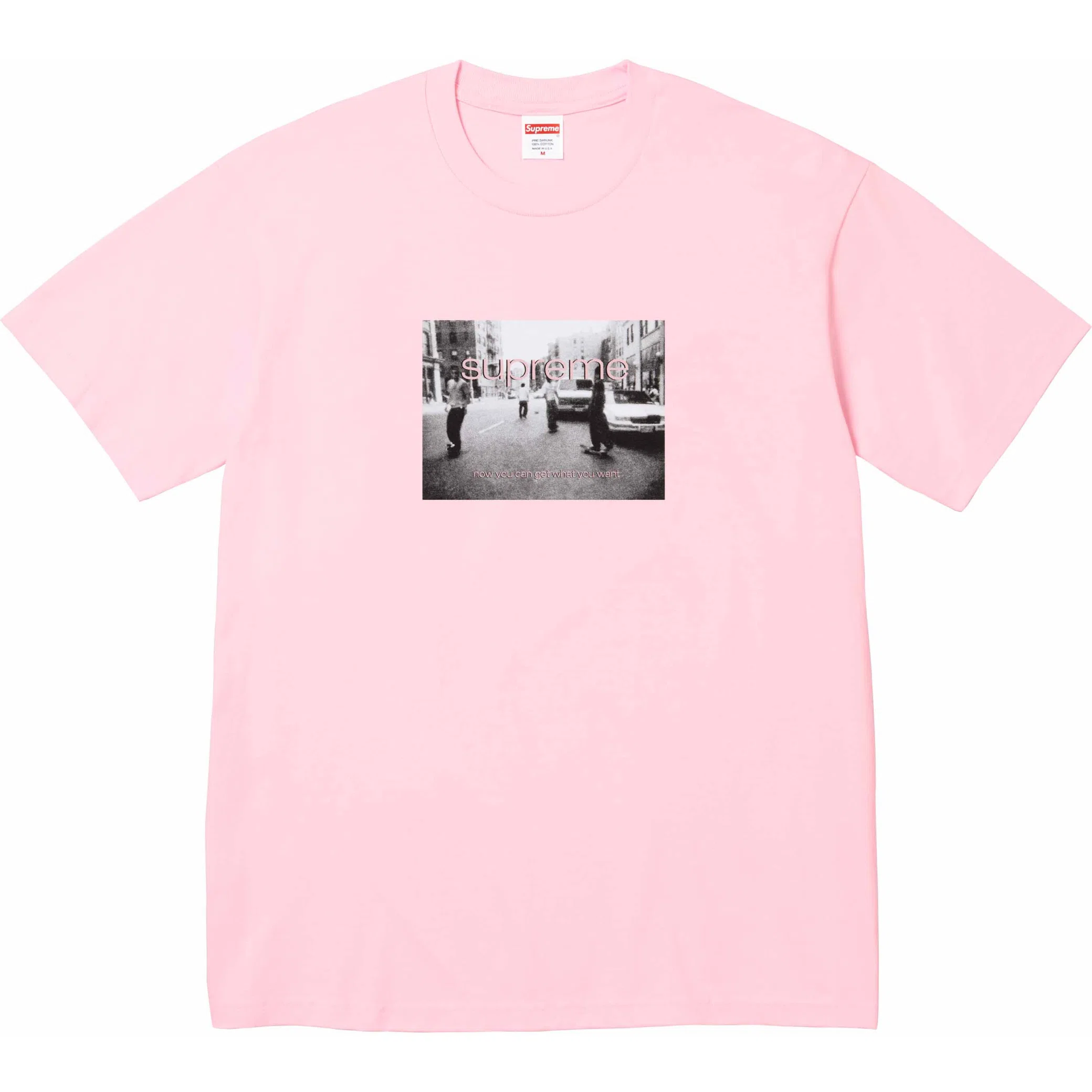  Supreme SS24 Supreme Crew 96 Tee "Light Pink" | Farsel