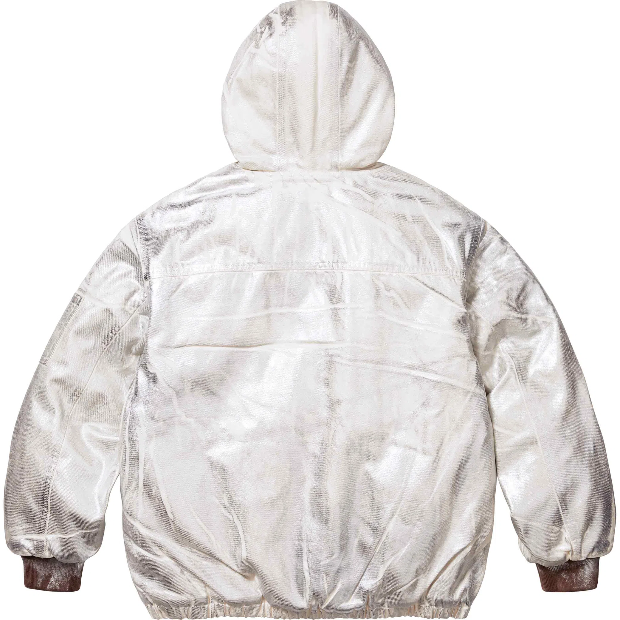 Куртки Supreme SS24 MM6 Maison Margiela Foil Hooded Work Jacket "Natural" | Farsel