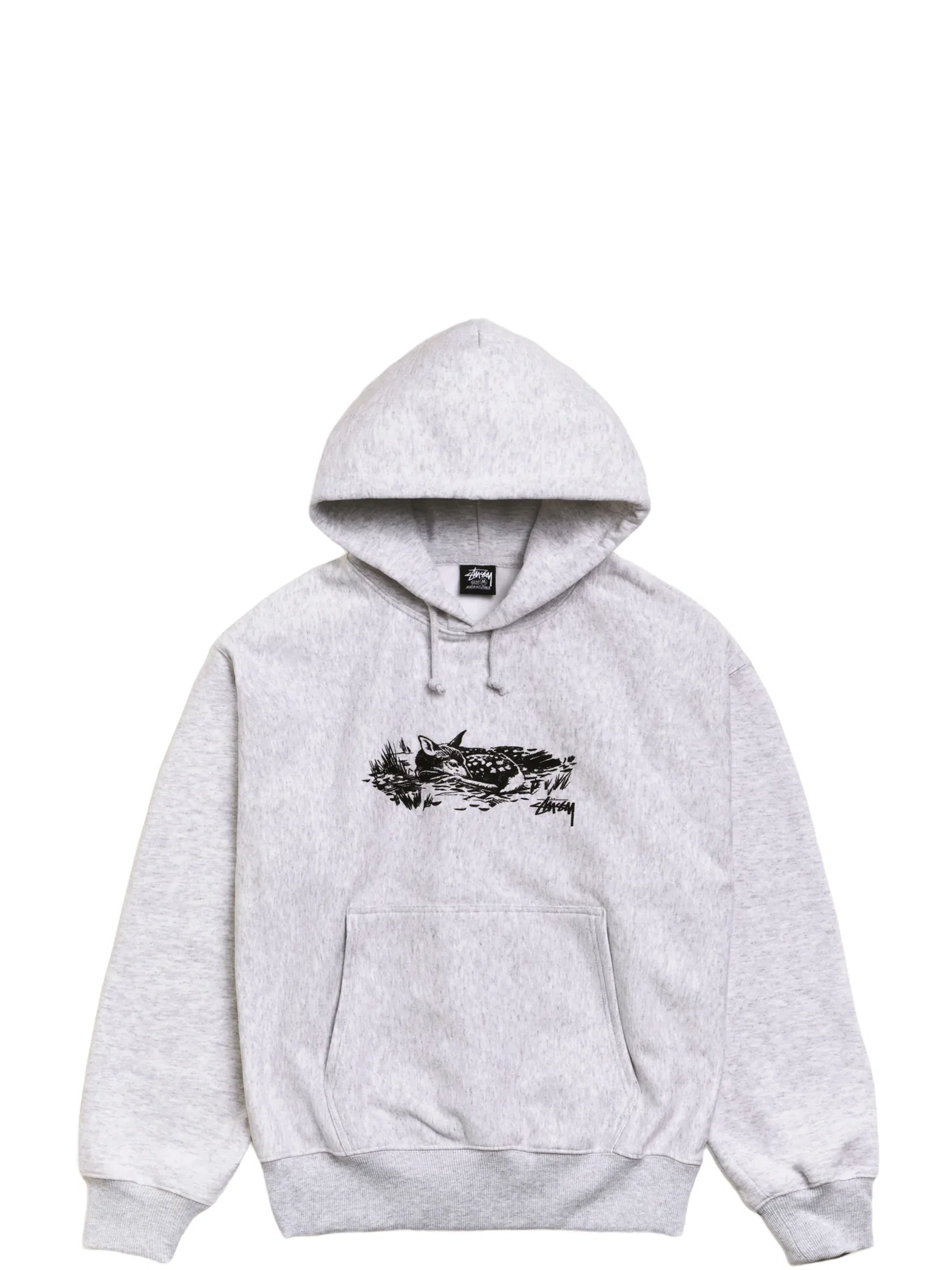 Худи Stussy Fawn Hoodie "Ash Heather" | Farsel